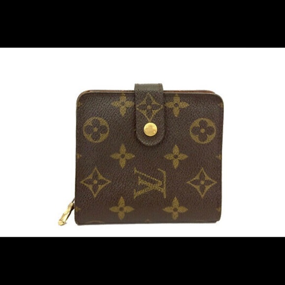💯Louis Vuitton Zipper Compact Wallet 💕💕 - Picture 1 of 8